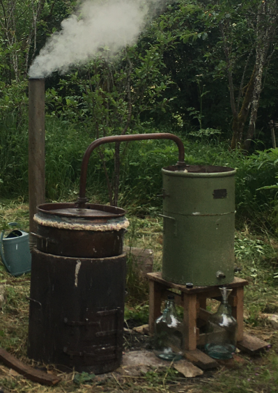 Distillation bouilleur de cru